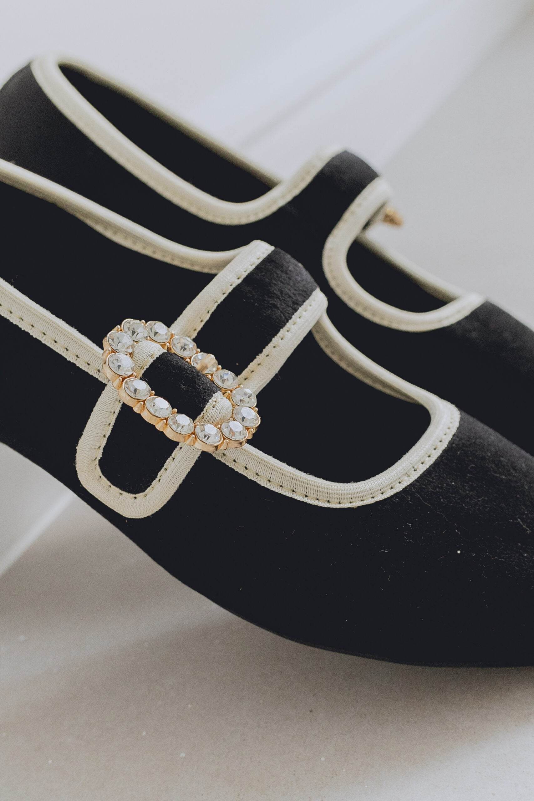 Mary Jane Ballet Flats Black Velvet - Emilia Merz