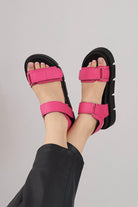 Berlin Chunky Platform Sandals - Pink - Emilia Merz