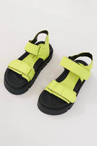 Berlin Chunky Platform Sandals - Green - Emilia Merz