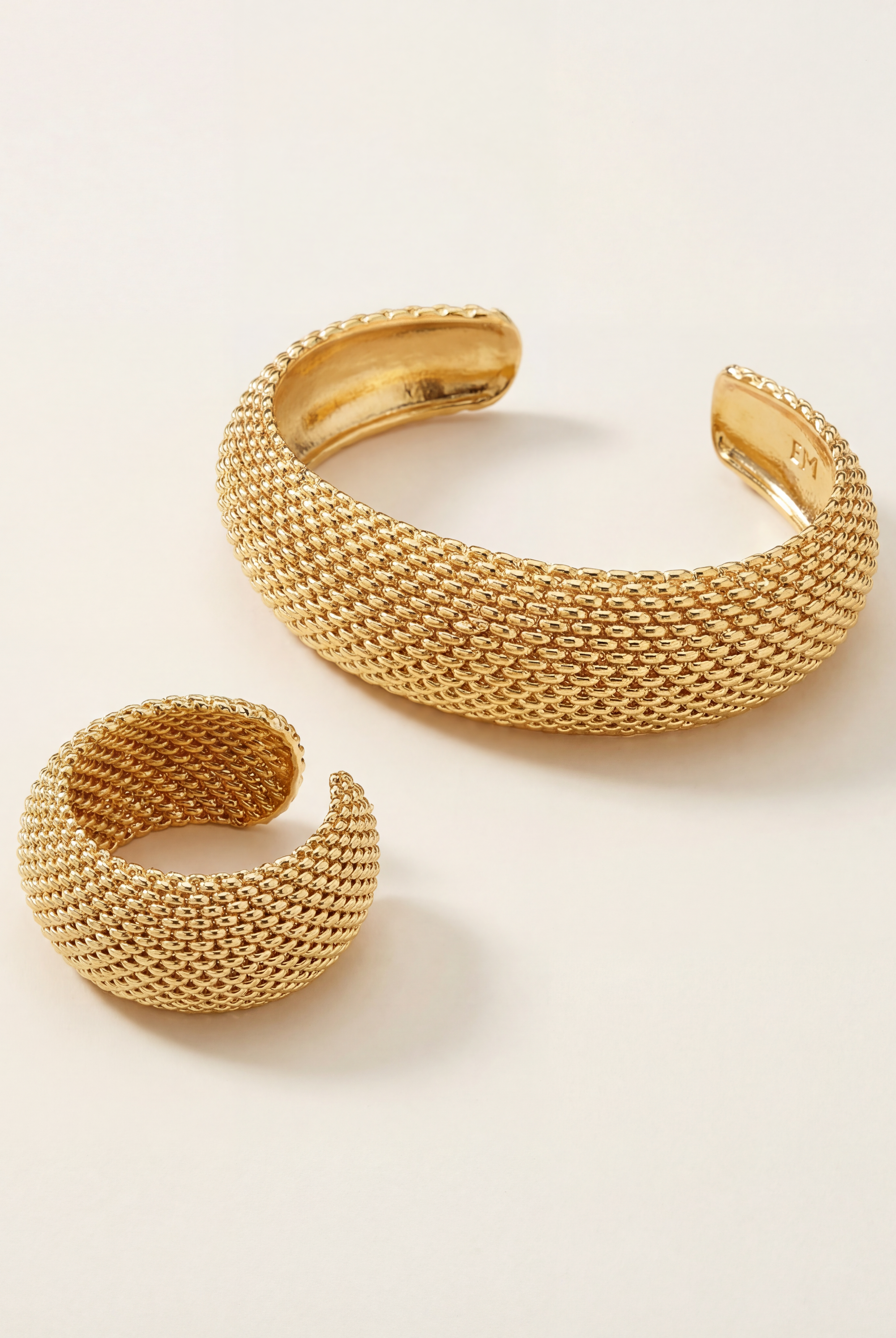 golden bracelet and ring Set from emilia merz
