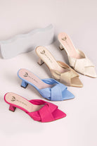 Monaco Open Toe Heels - Brown - Emilia Merz