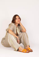 Mallorca H Flats - Orange - Emilia Merz