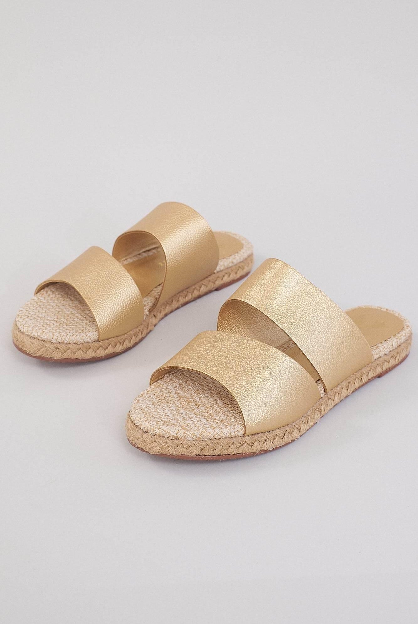 Bali Mules - Gold - Emilia Merz