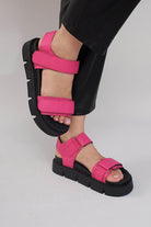 Berlin Chunky Platform Sandals - Pink - Emilia Merz
