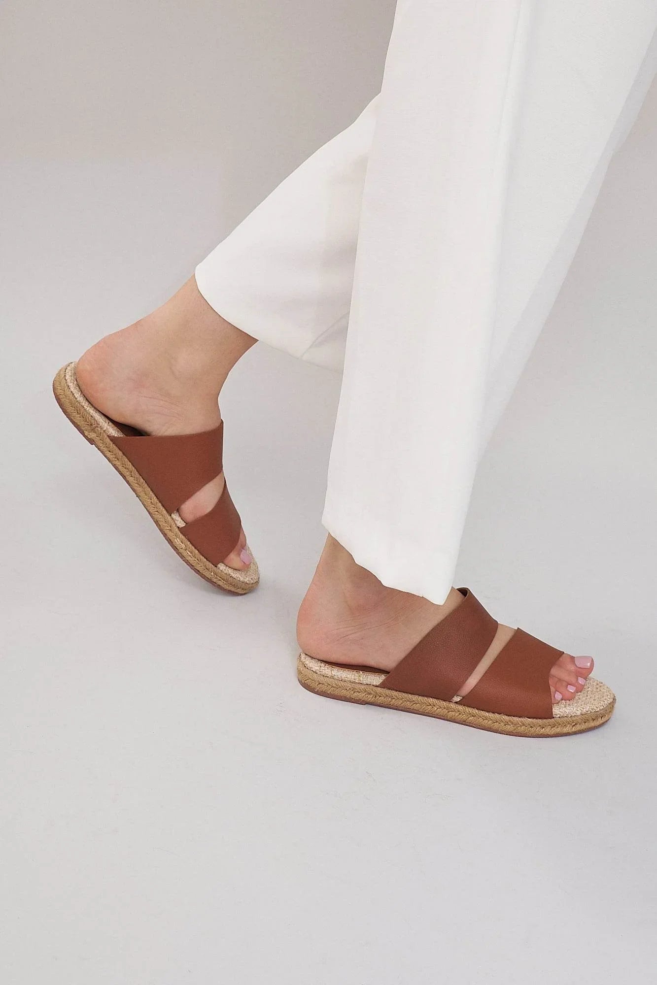 Bali Mules - Brown - Emilia Merz