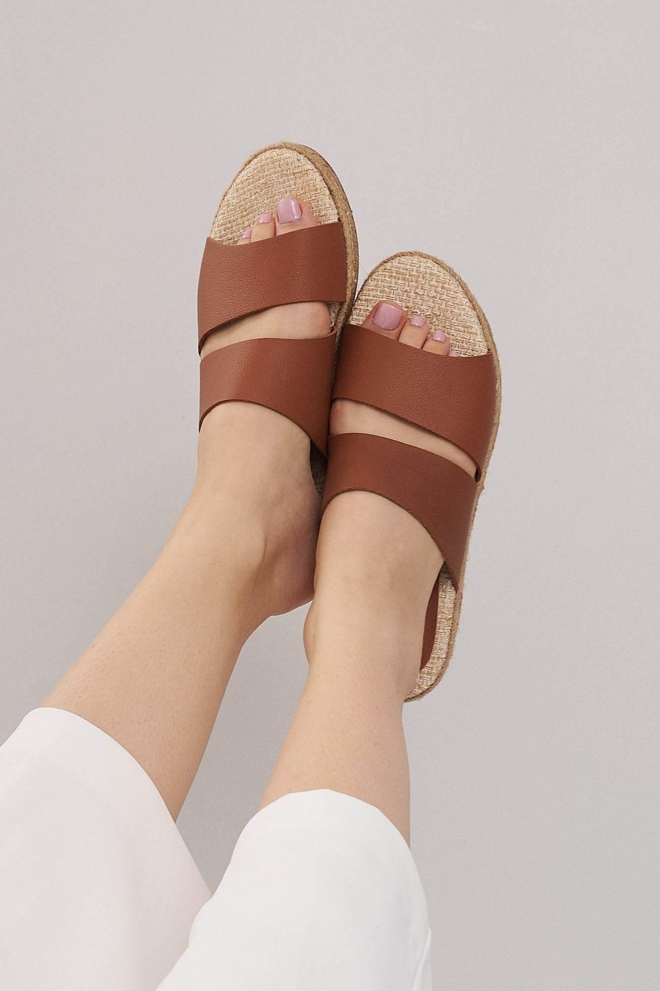 Bali Mules - Brown - Emilia Merz
