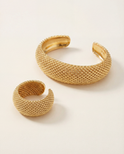 golden bracelet and ring Set from emilia merz