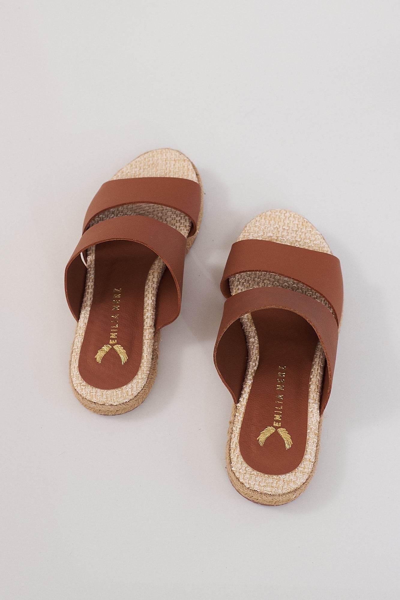 Bali Mules - Brown - Emilia Merz