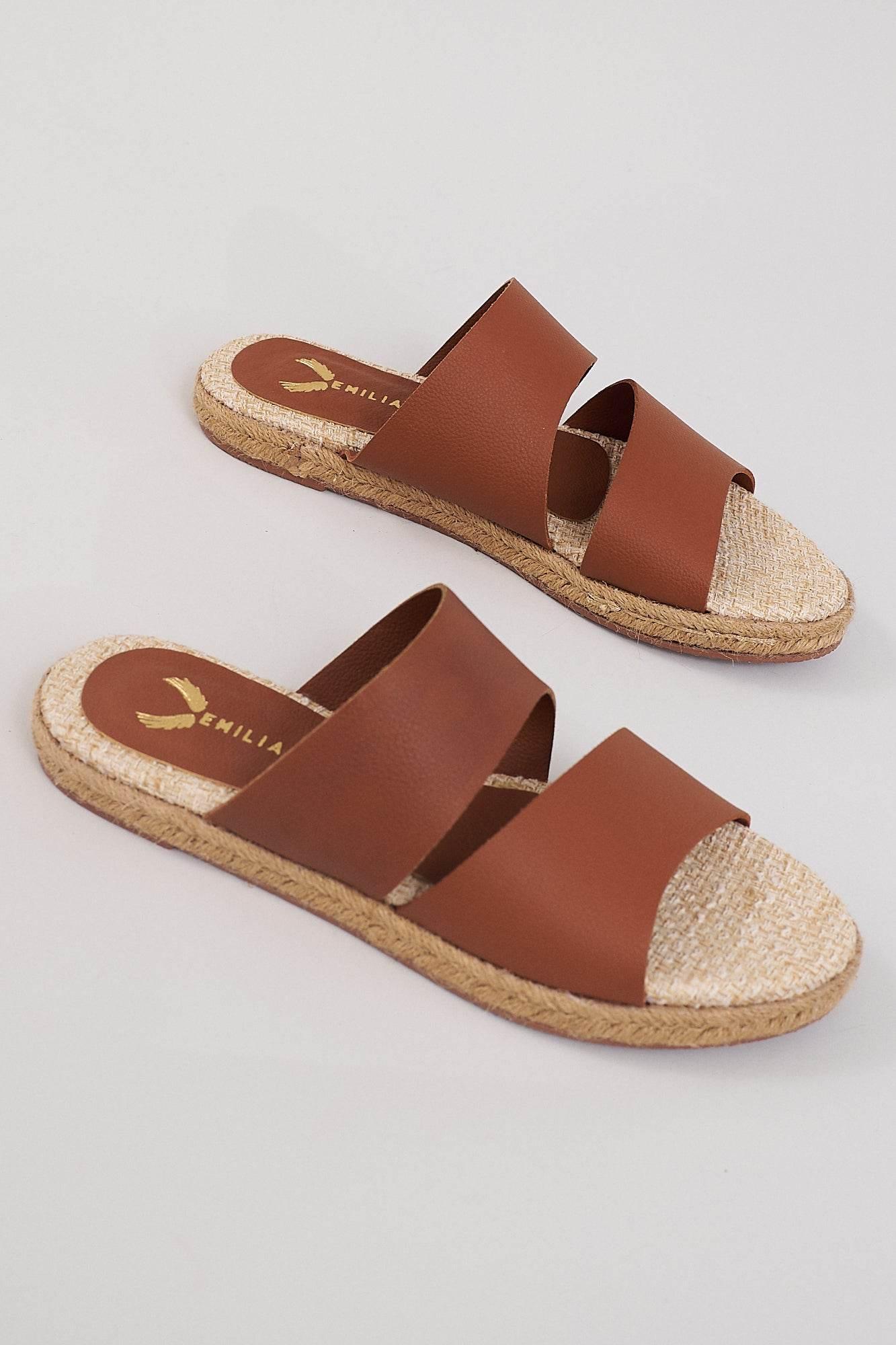 Bali Mules - Brown - Emilia Merz