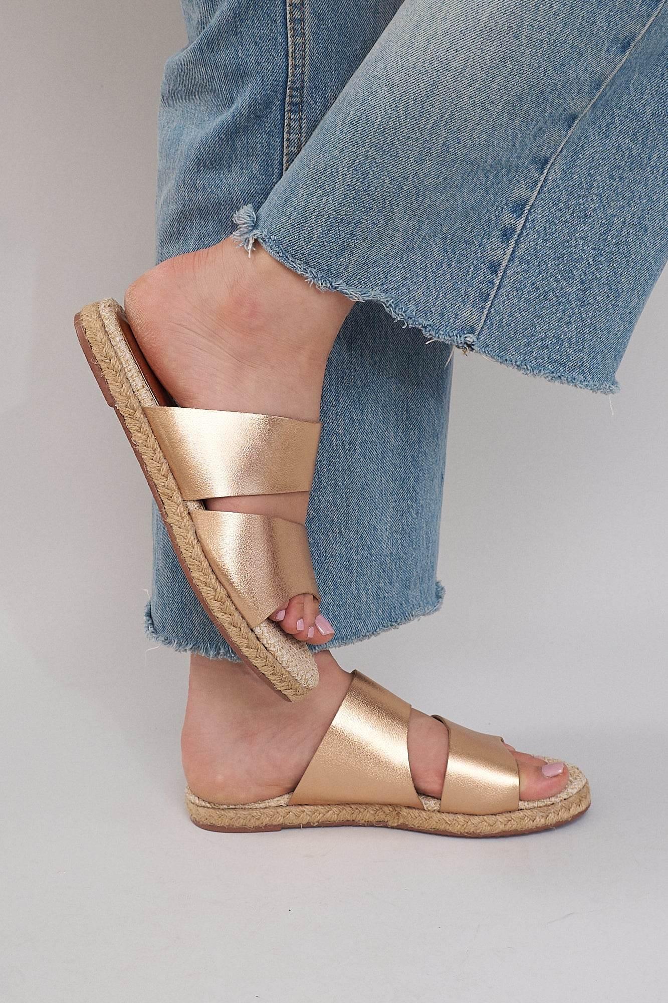 Bali Mules - Metallic Rosé - Emilia Merz
