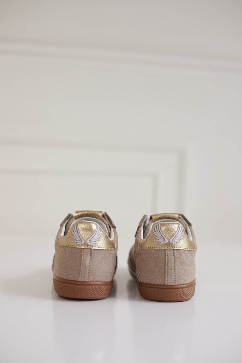 Sky Runner beige suede sneakers, authentic GAT style for women